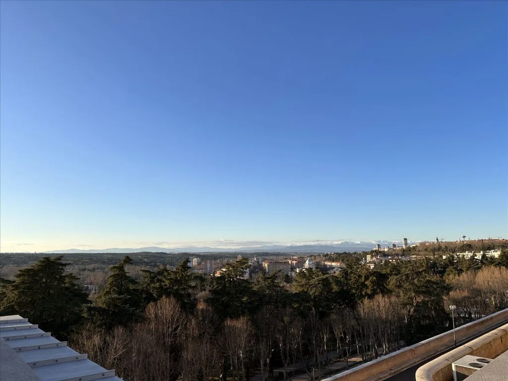 View of Madrid from the Royal Palace terrace