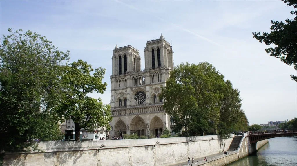 Notre-Dame de Paris with Seine waterfront
