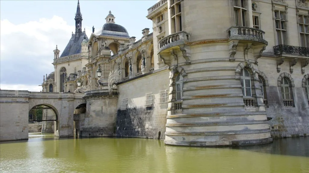Interior of grand apartments in Chantilly