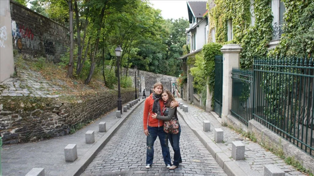 Paris panorama from Montmartre hill