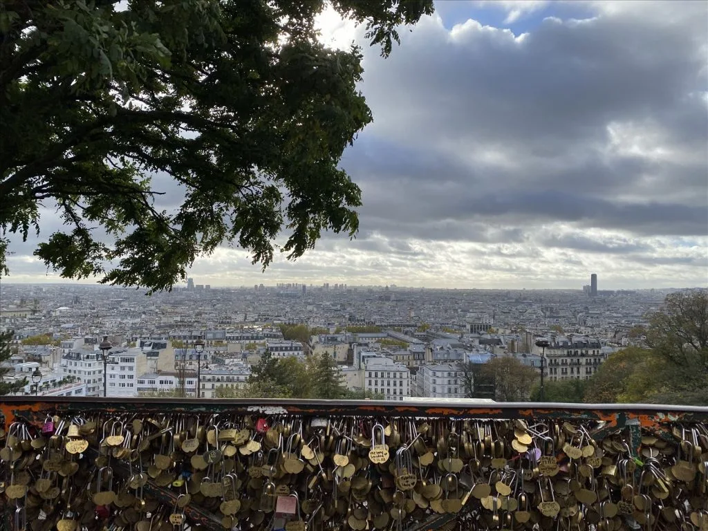Paris panorama from Montmartre height