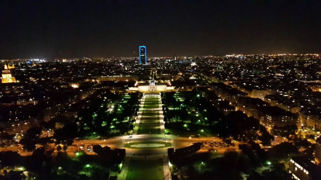 View of the Eiffel Tower from Trocadéro