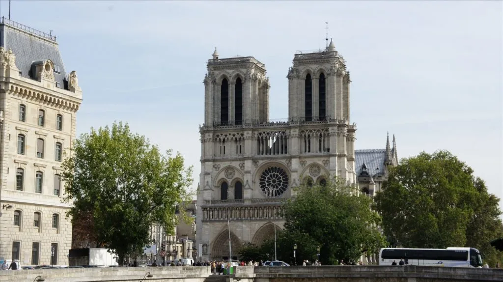 Notre-Dame de Paris from the waterfront