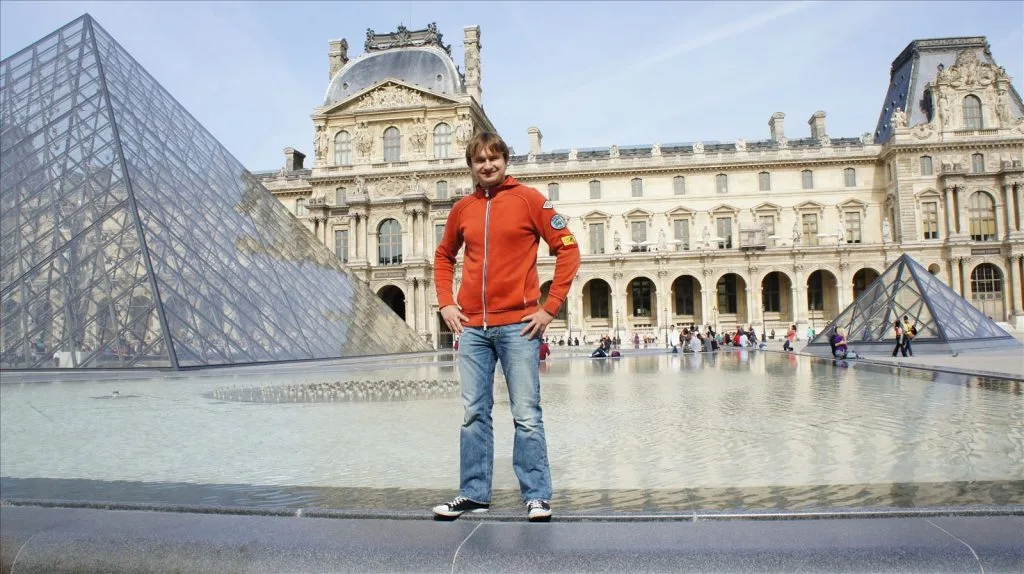 Facade of the Louvre from the Tuileries side