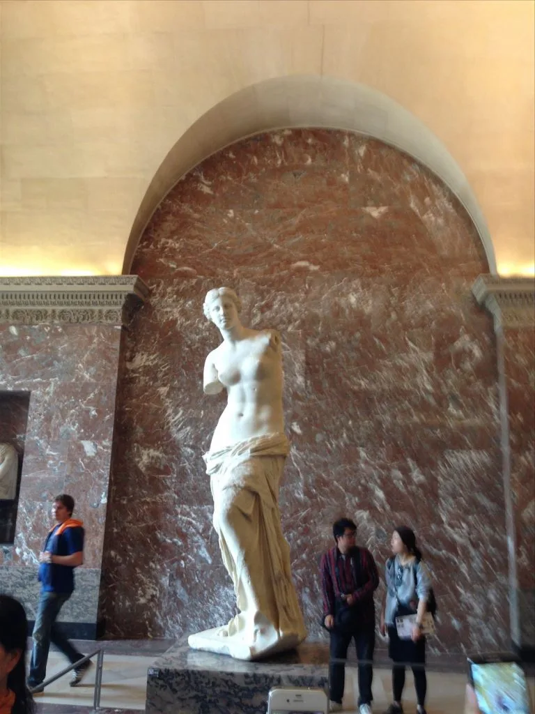Venus de Milo sculpture in the Louvre