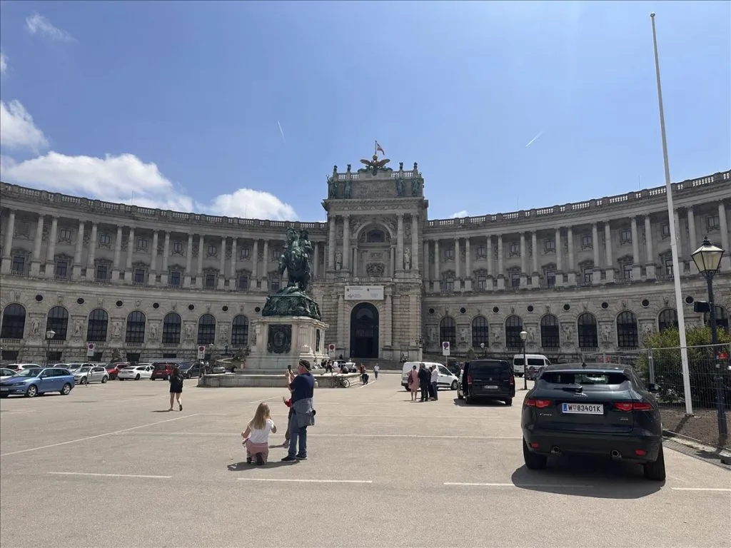 Hofburg Palace complex in Vienna