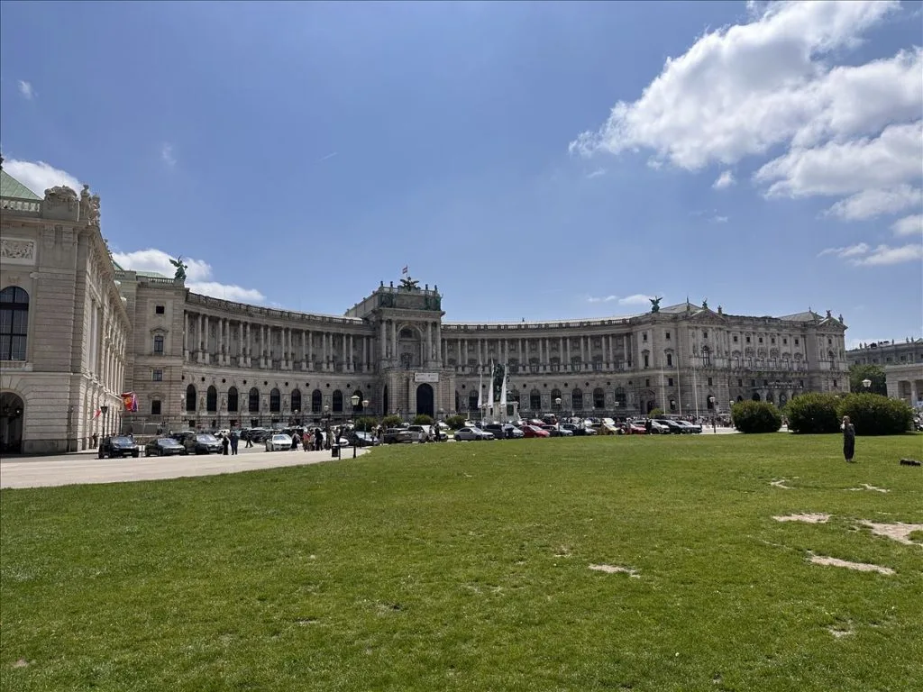 Courtyard of Hofburg in Vienna