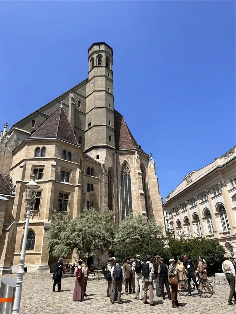 Gothic church in the center of Vienna