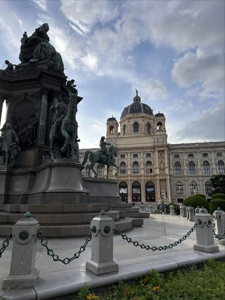 Maria Theresa monument at museum in Vienna