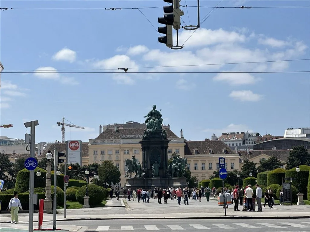 Maria Theresa Square with monument, Vienna