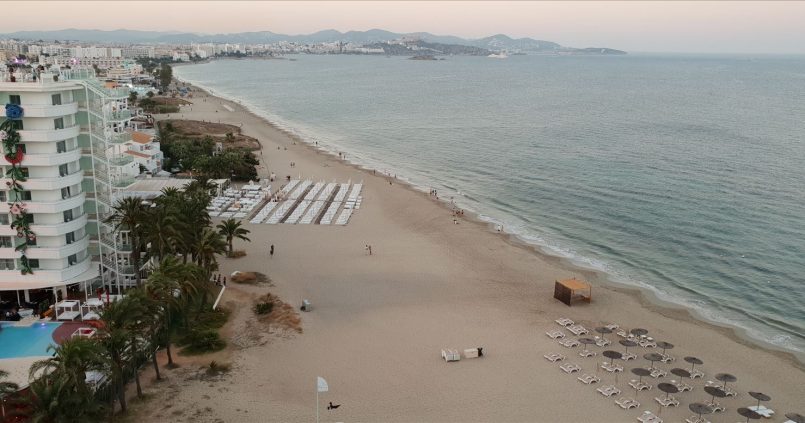 Ibiza: coast line